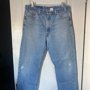 Vintage Orange Tag 505's With Paper Tag 100% Cotton Mens Size 35 x 30